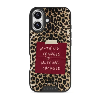 Nothing Changes - iPhone 17 Case, Elite Dark (MagSafe) / Silver