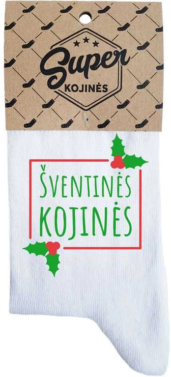 Moteriškos kojinės "Šventinės kojinės"