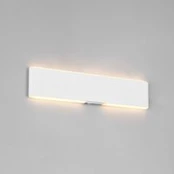 LED akumuliatorinis sieninis šviestuvas „Conchita“, plotis 32 cm, baltas,