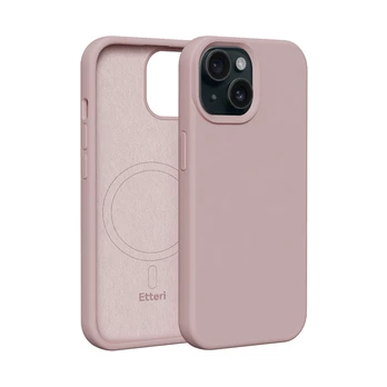 Dėklas Telforceone Etteri Silicone Mag case for iPhone 15 6,1' light pink