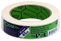 30mmx45m JUOSTELĖ DAŽYMO BALTA ZOOM kaina