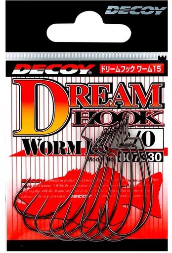 Ofsetiniai kabliukai Decoy Worm 15 Dream Hook