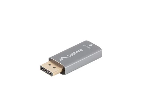 ADAPTER DISPLAYPORT(M)->HDMI(F) 8K Sidabrinis LANBERG