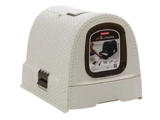 CURVER - Cat litter box - cream/brown kaina