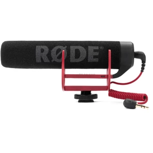 Mikrofonas RODE VideoMic GO, Black/Red