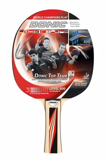 DONIC TOP TEAM 600 stalo teniso raketė