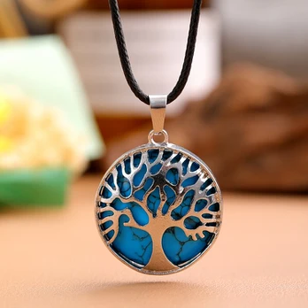Karoliai, Sintetinė Blue Turquoise 1vnt
