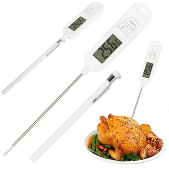 Verk Group Lcd digital kitchen thermometer wine meat probe
