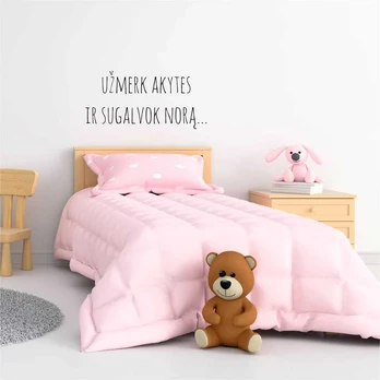 Sienų lipdukas Užmerk akytes