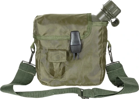 MFH US Canteen angular with cover OD žalias 2 Qt