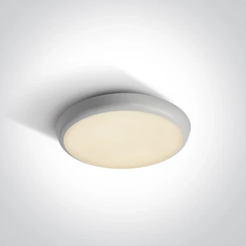 12W LED vidaus/lauko plafonas, baltas, 3000/4000/5000K, IP54, 67366/W/V