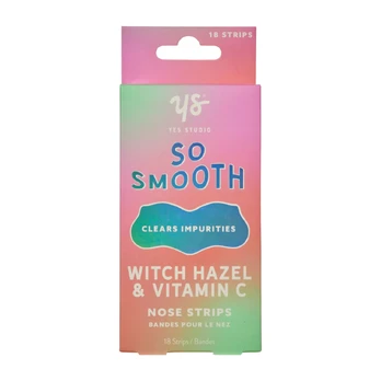 YES STUDIO SO SMOOTH WITCH HAZEL & VITAMIN C nosies juostelės (18 vnt.)