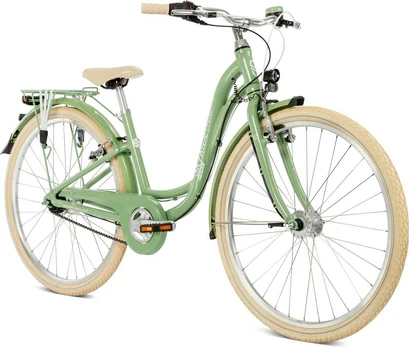 Dviratis PUKY Skyride 26-7 Classic Alu retro žalias