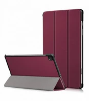 Dėklas Smart Leather Samsung X200/X205 Tab A8 10.5 2021 bordo