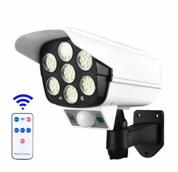 Lampa solarna atrapa kamery