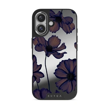 Velvet Night - iPhone 16 Case, Elite Mirror Dark (MagSafe) / Silver