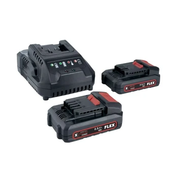 Akumuliatorių rinkinys FLEX P-SET 22Q 18V 2x2,5Ah