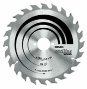 Bosch Disk.pjūkl.diskas 160x20m Optiline Wood kaina