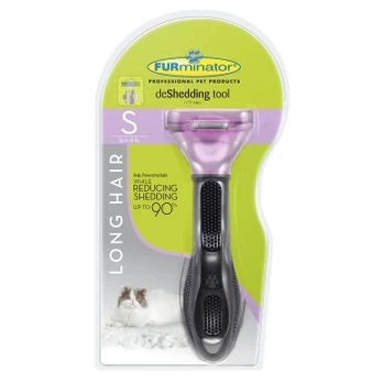 FURminator deShedding S šukos ilgaplaukėms katėms