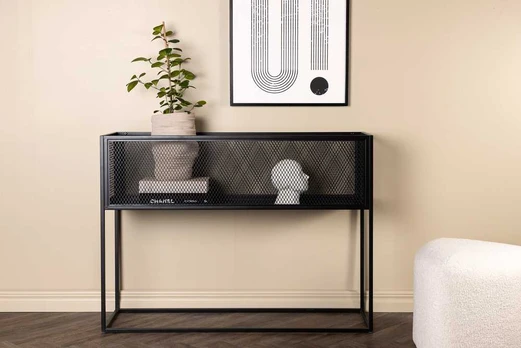 Venture Design Gėlių lentyna Netz juodas plienas