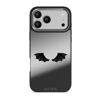 Wingspan - iPhone 17 Pro Max Case, Elite Mirror Dark (MagSafe) / Silver