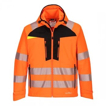 Softshell jacket DX475-DX4 hi-vis CL3, orange/black 2XL, PORTWEST