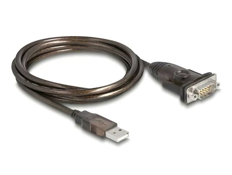 Delock Adapteris USB 2.0 Typ-A zu 1 x Seriell RS-232 D-Sub 9 Pin