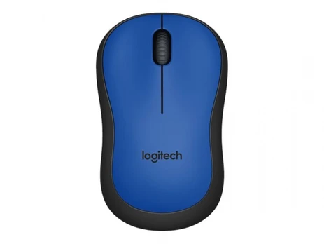 Pelė Logitech M220 - 2.4GHZ - EMEA (910-004879), tyli, mėlyna