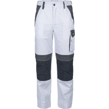 Darbo kelnės vyrams Cerva Max Eco Stretch, balta, 68 dydis