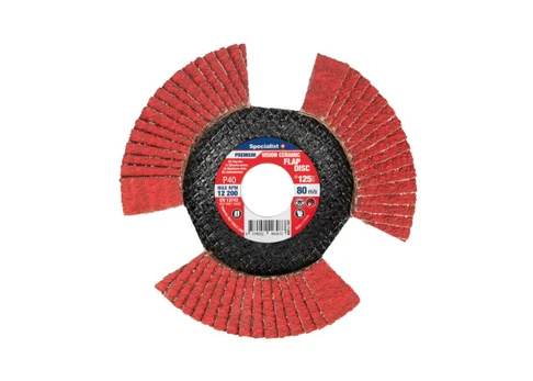 Diskas lapelinis šlifavimo Vision Ceramic PREMIUM, SPECIALIST+, 125 mm, P40-P80