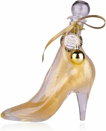 Accentra 350ml bath & dušo želė WINTER MAGIC in pumps-shaped bottle with bauble pendant