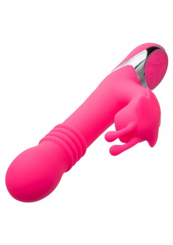 Kissing Butterfly Vibrator Multi-Function Silicone Intimate Device Pink