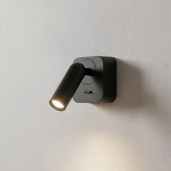 Ideal Lux Sieninis šviestuvas BEAN_SQUARE_AP_NERO
