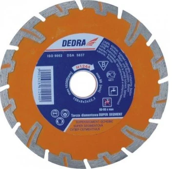Dedra Deimantinis skydas Super segmentas pjovimo betono 115mm H1242
