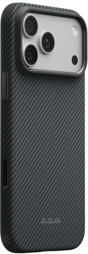 Dėklas PITAKA Summa Case do iPhone 18 Pro Max / 17 Pro Max juoda-pilka