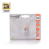 Lemputė Standart LED, T4, šiltai balta, G9, 1.9 W, 204 lm kaina