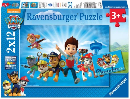 2x12 Puzzles - Paw Patrol - RAVENSBURGER dėlionė