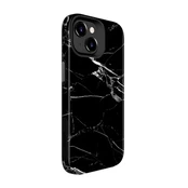 Evelatus iPhone 15 Plus Armor dėklas TPU+PC pritaikytas spausdinimo dizainas Marble Apple Black kaina