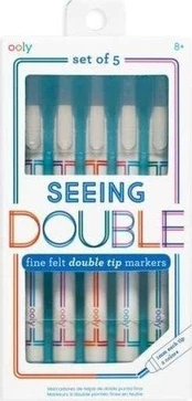 Ooly Seeing Double Fineliners 5 vnt