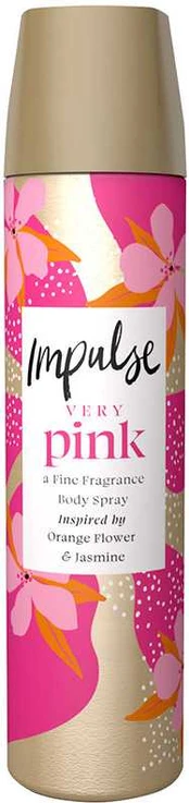 Impulse Rožinis body spray 75 ml