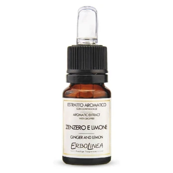 Kvepalų namams ekstraktas Erbolinea Zenzero E Limone, 10 ml