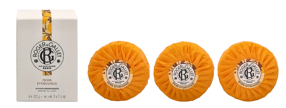 Roger & Gallet Bois D'Oranžinis Soap Bar Set 300
