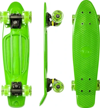 Penny Board w/ Light-Up Wheels WORKER Aspy C4 22”