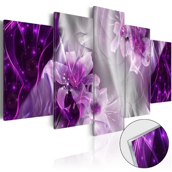 Artgeist Akrilo stiklo paveikslas - Violetinė Utopia [Glass]