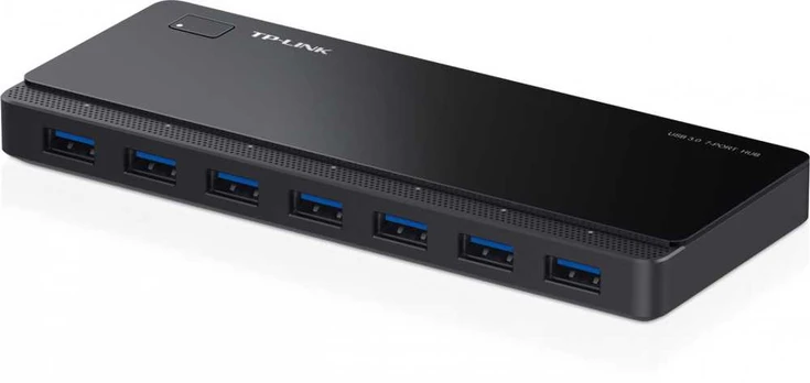 Hub tp-link uh700 (7x usb 3.0; spalva juoda)