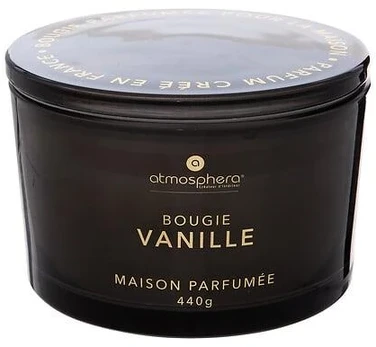 Candle. aromatic Atmosphera Glowy Vanilla. 30 h. 440 g