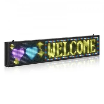 40x8 cm programuojamas LED ekranas