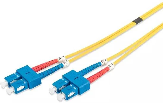 Garbot FO Cable 9/125�. OS2. LC/LC. Geltona. 1.0m