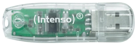 MEMORY DRIVE FLASH USB2 32GB / TRANSPARENT 3502480 INTENSO