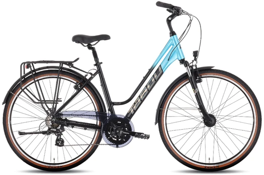 Dviratis Tabou Kinetic 2 W black-turq-M / 19"